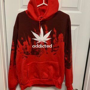 HIGH LIFE  MENS ADDICTED LOGO HOODIE